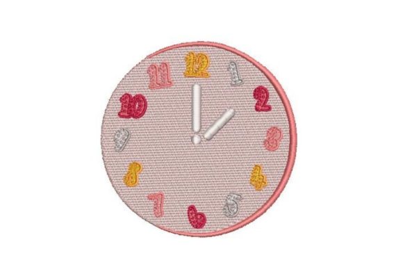 Abstract Clock Embroidery Design Review