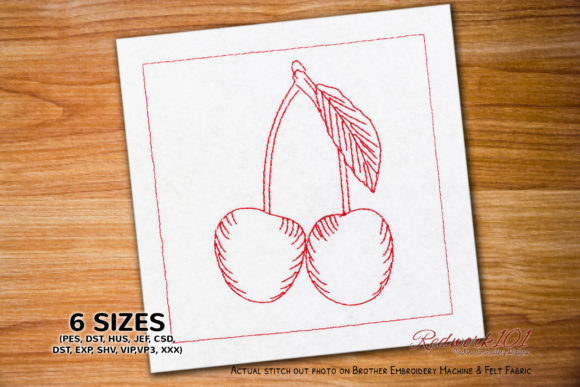 Delicious Cherries Embroidery Review