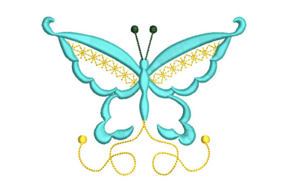 Fantasy Butterfly Embroidery
