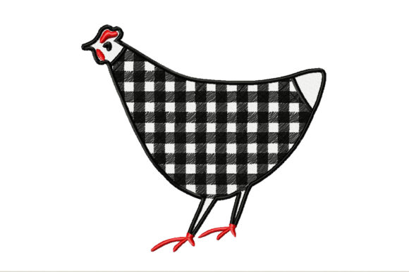 Farmer's Black and White Chicken