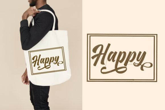 Happy Lettering: A Bright Addition to Your Embroidery Projects