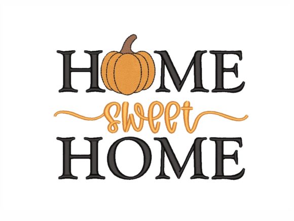 Sweet Home Embroidery Design