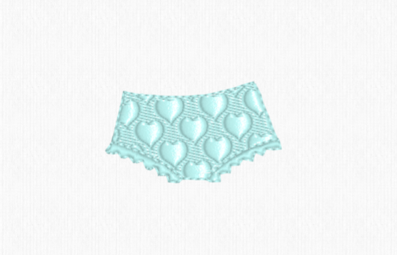 Underpants Embroidery Design